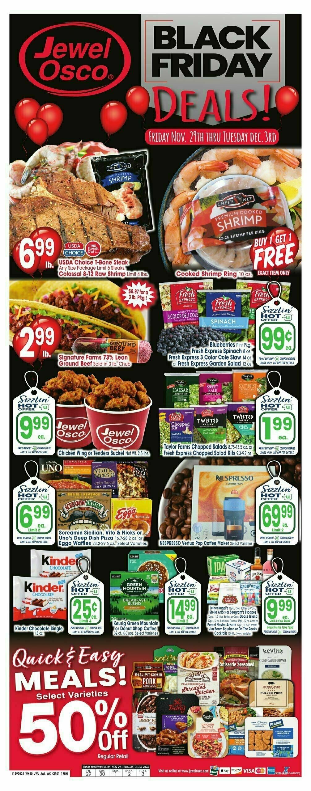 Jewel Osco Weekly Ad from November 19