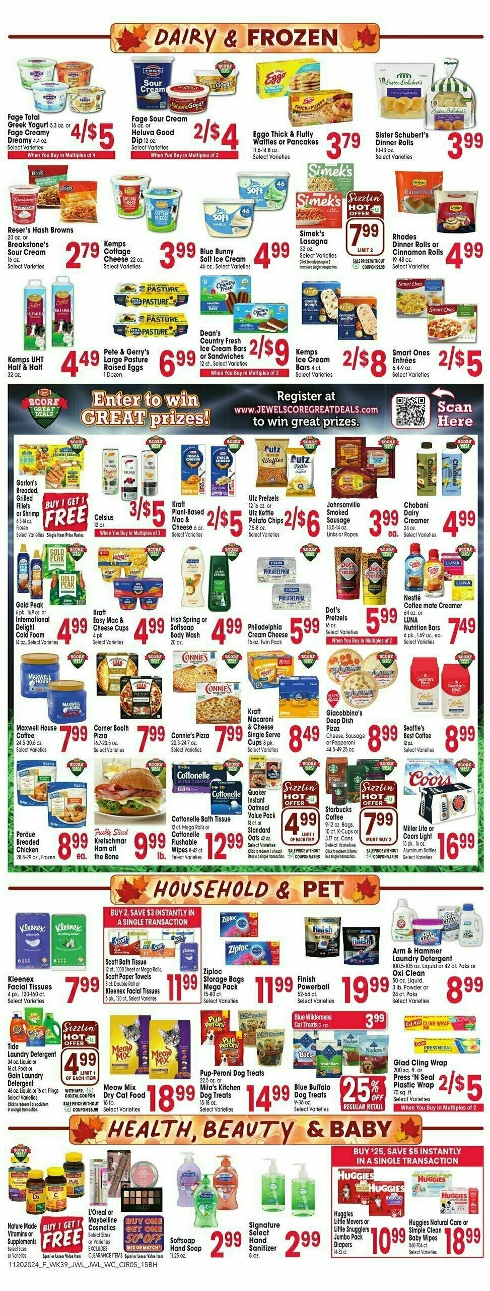 Jewel Osco Weekly Ad from November 20