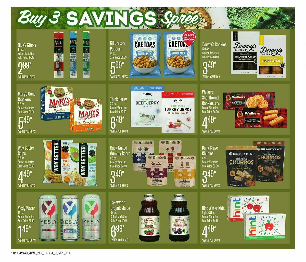 Jewel Osco Weekly Ad from November 29