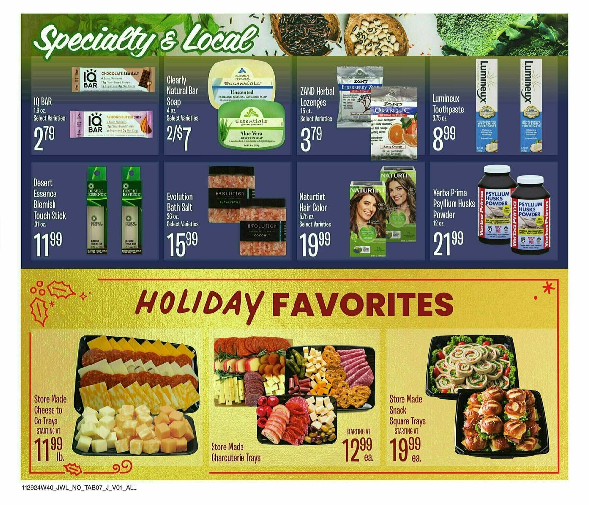 Jewel Osco Weekly Ad from November 29