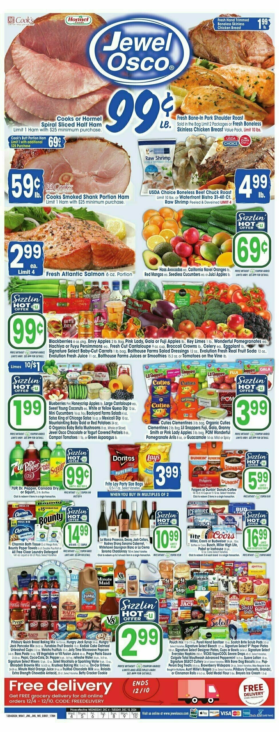 Jewel Osco Weekly Ad from December 4