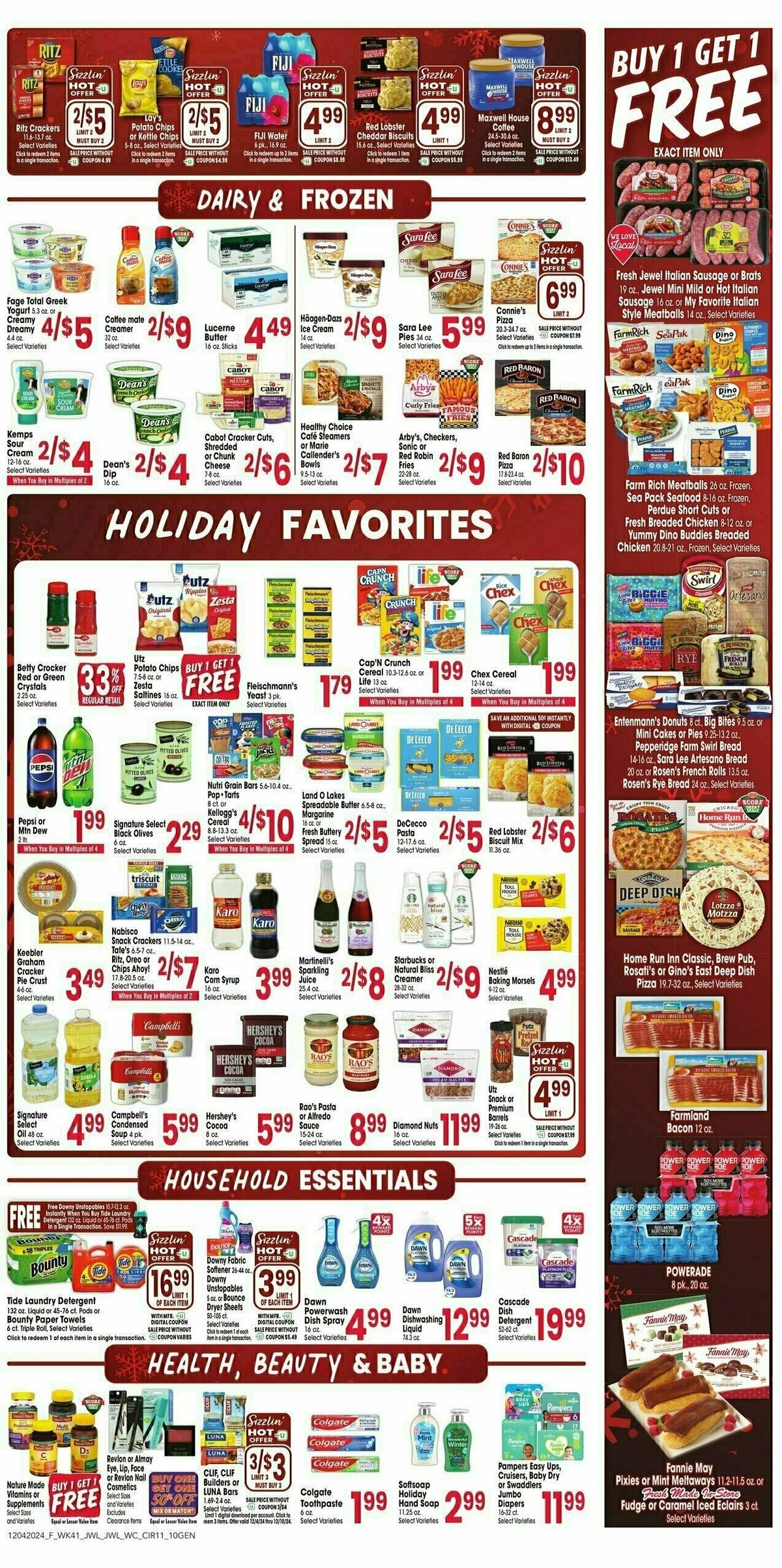 Jewel Osco Weekly Ad from December 4