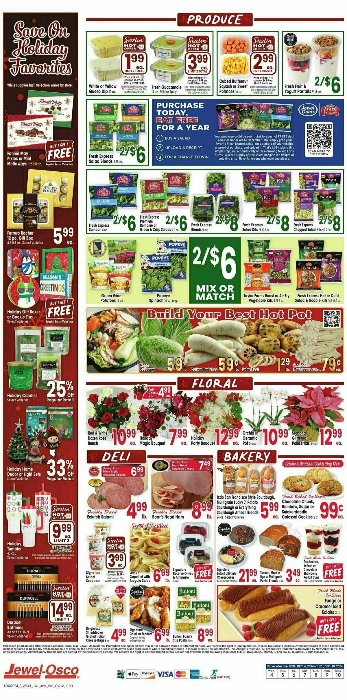 Jewel Osco Weekly Ad from December 4