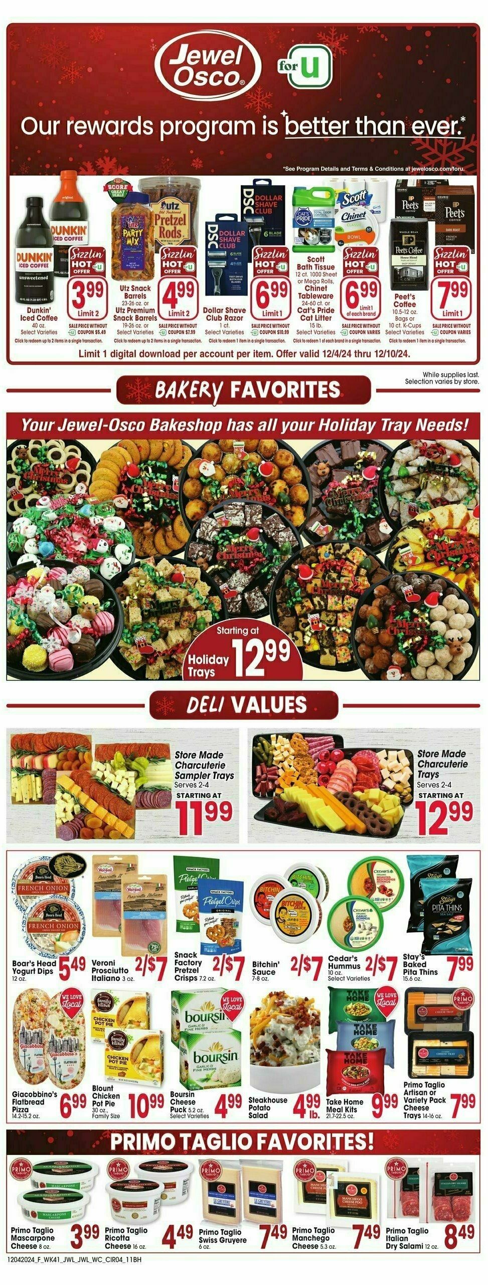 Jewel Osco Weekly Ad from December 4