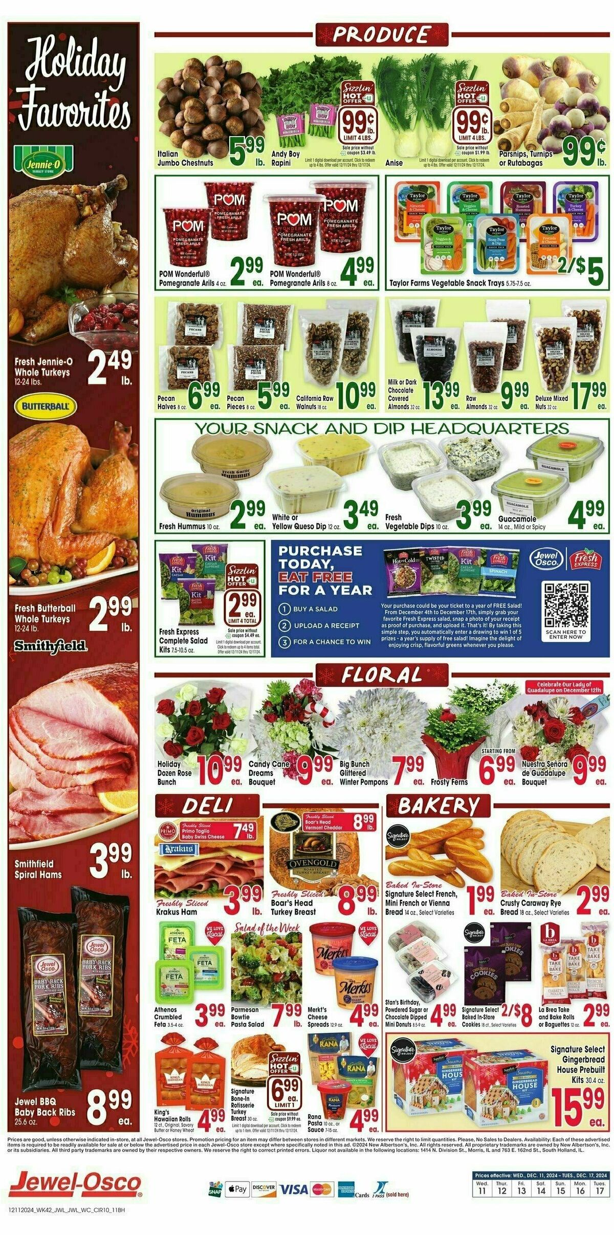 Jewel Osco Weekly Ad from December 11