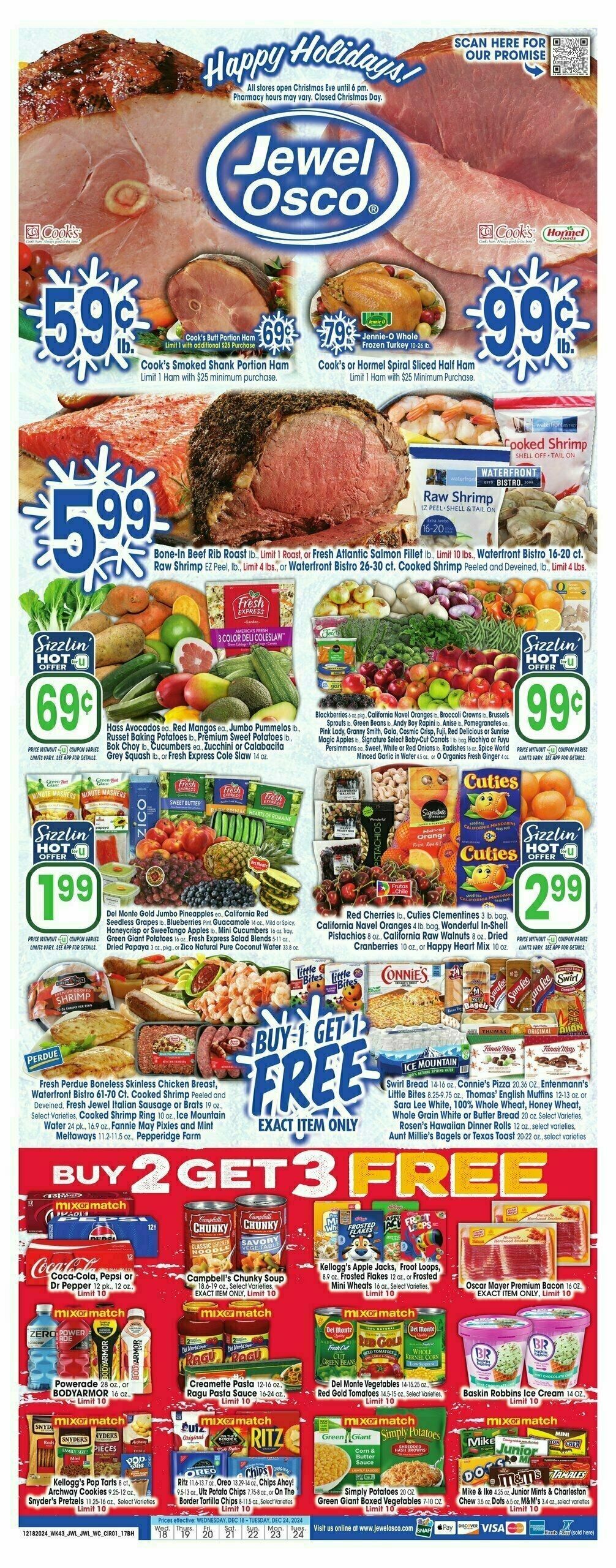 Jewel Osco Weekly Ad from December 18