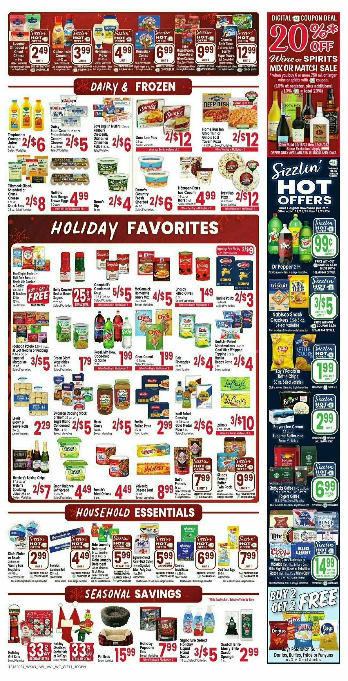 Jewel Osco Weekly Ad from December 18