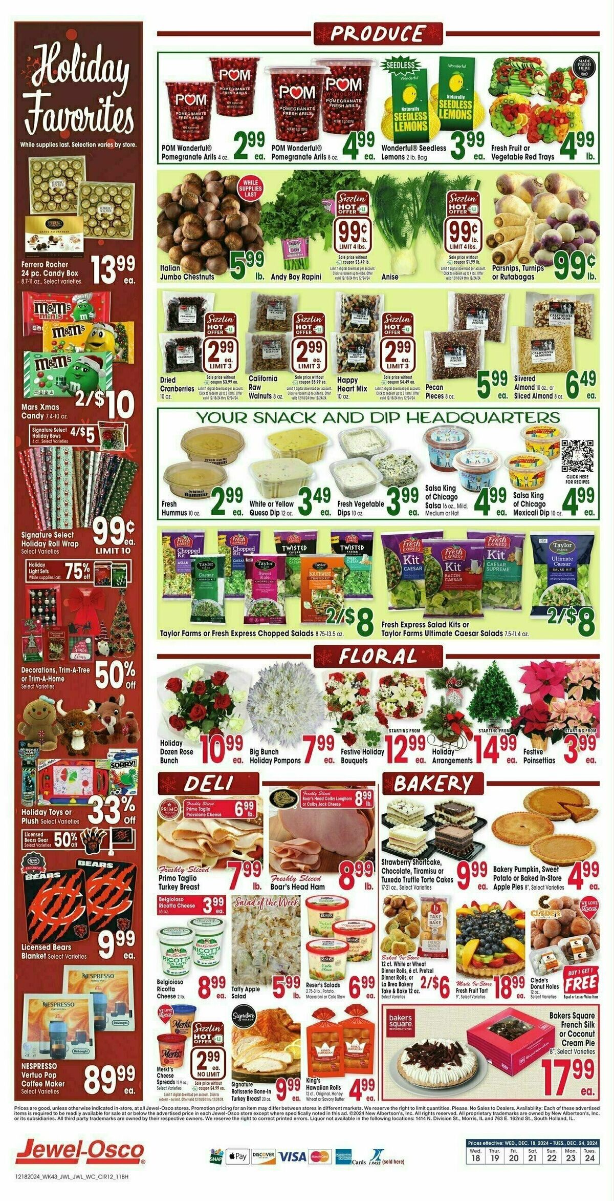 Jewel Osco Weekly Ad from December 18