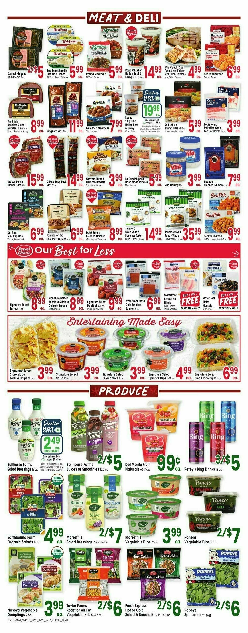 Jewel Osco Weekly Ad from December 18