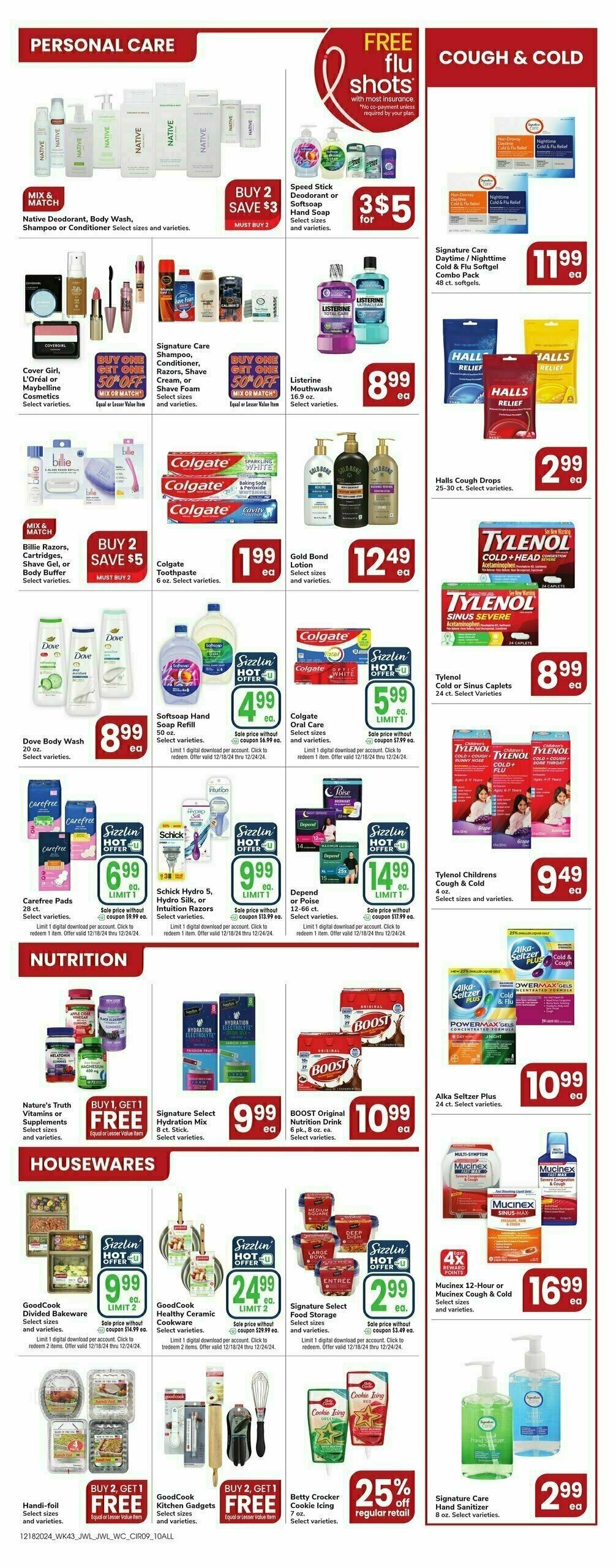 Jewel Osco Weekly Ad from December 18