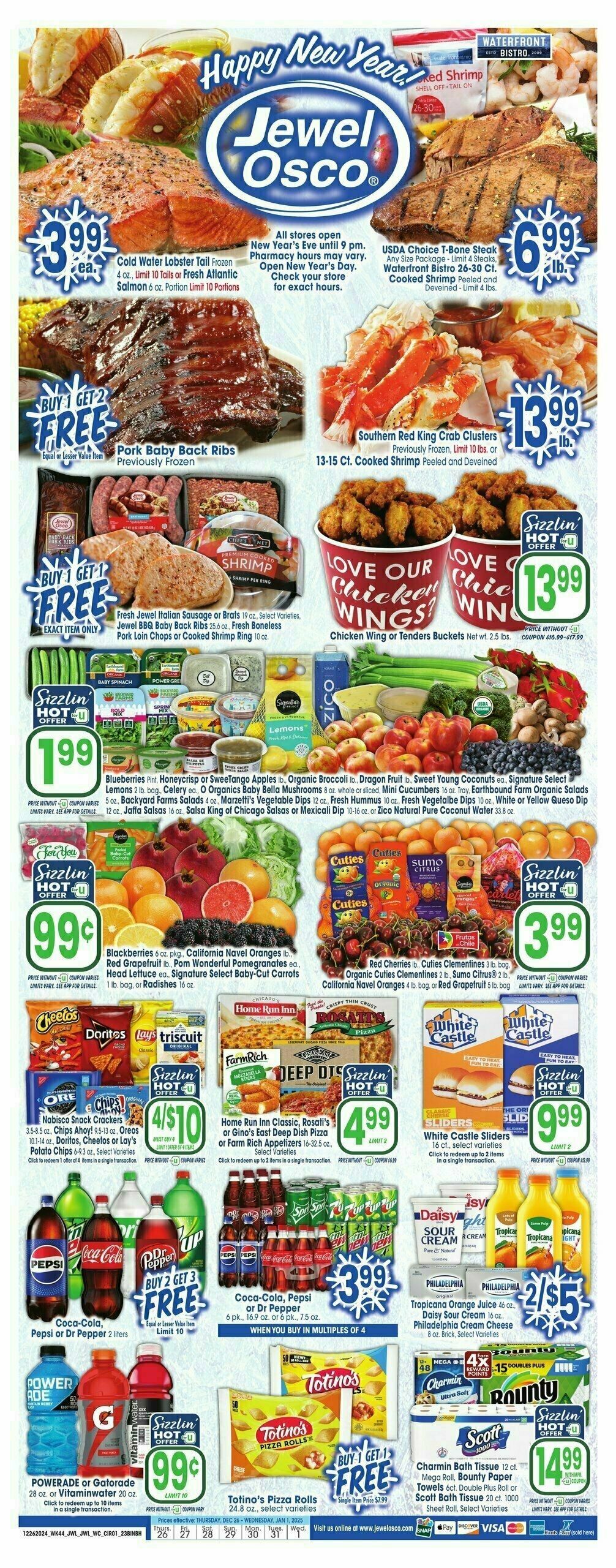 Jewel Osco Weekly Ad from December 26