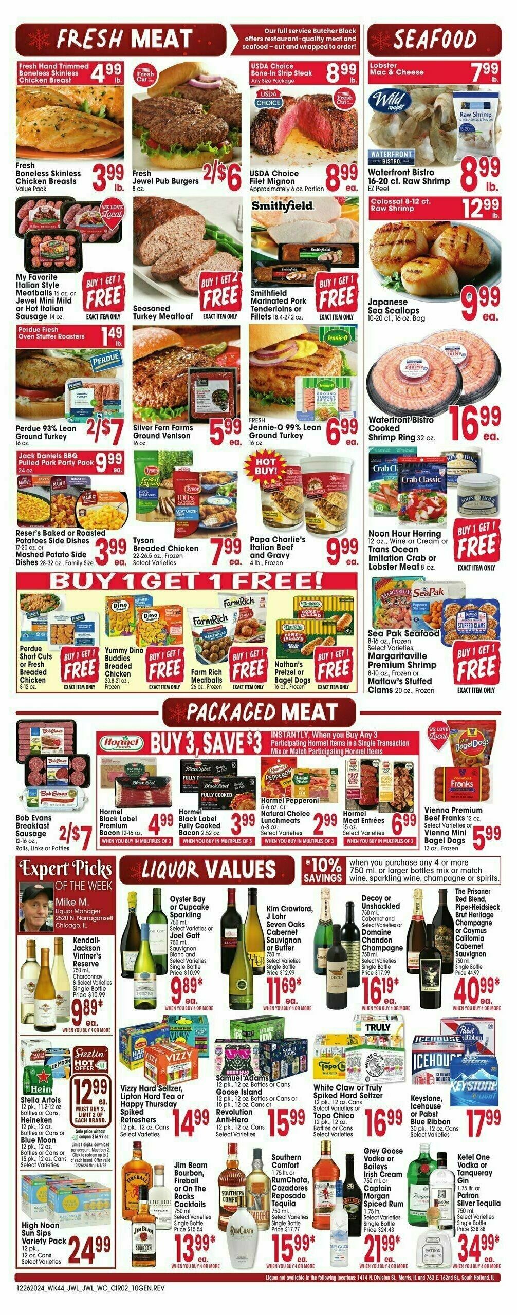 Jewel Osco Weekly Ad from December 26