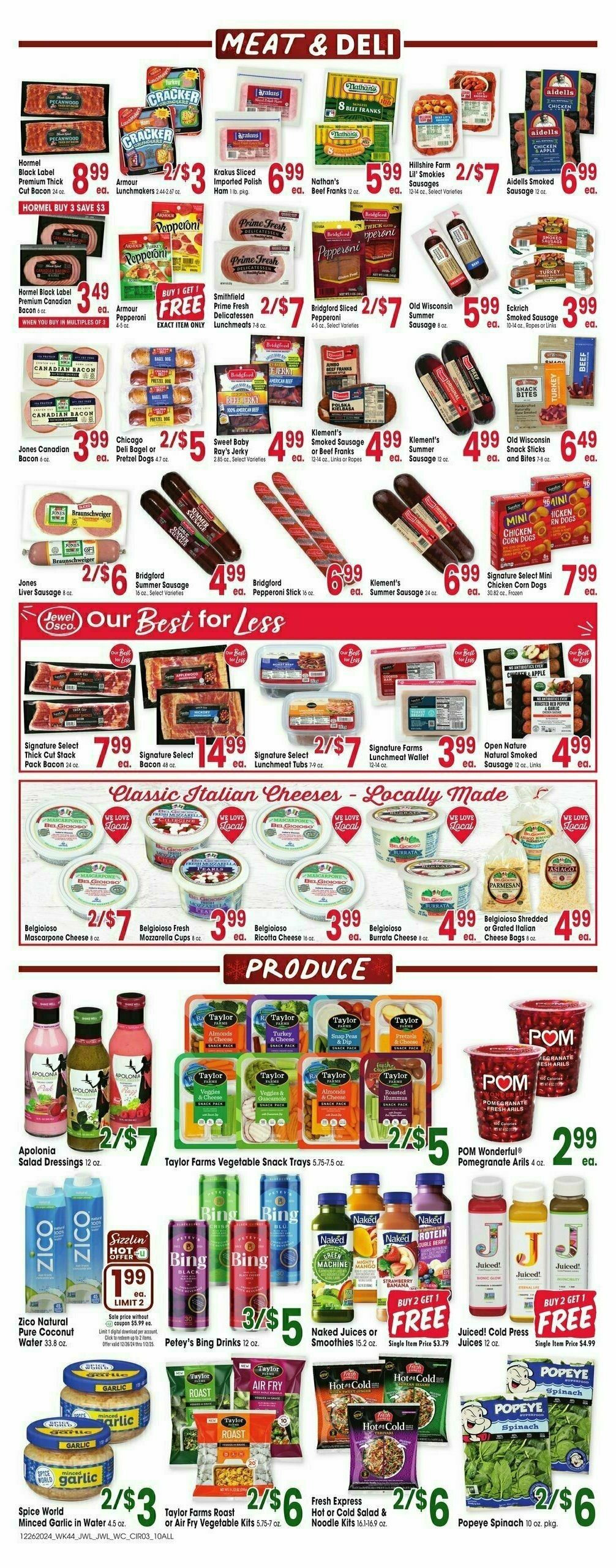 Jewel Osco Weekly Ad from December 26