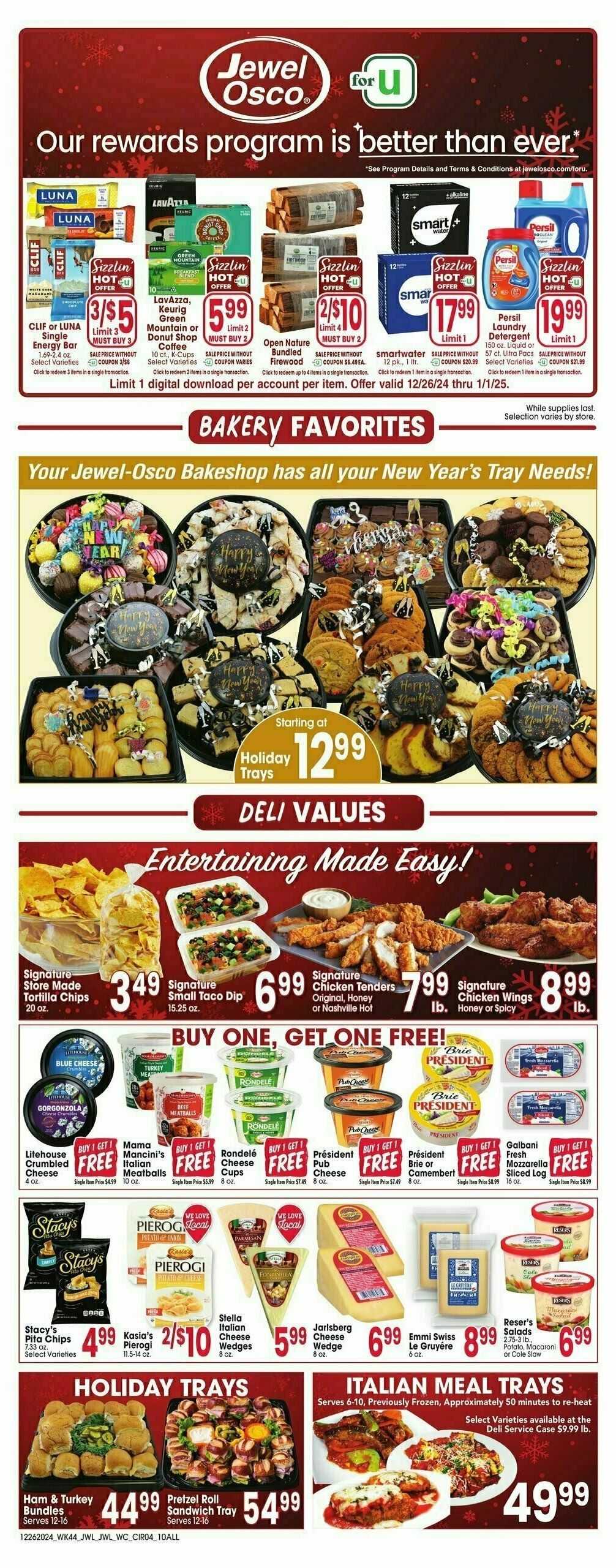 Jewel Osco Weekly Ad from December 26