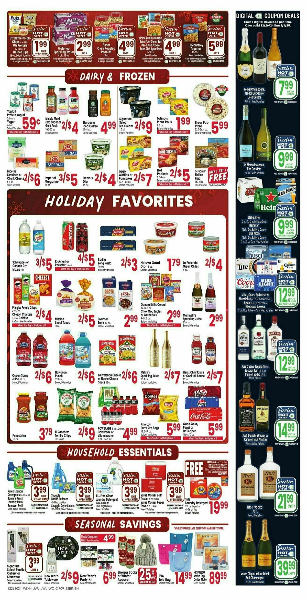 Jewel Osco Weekly Ad from December 26