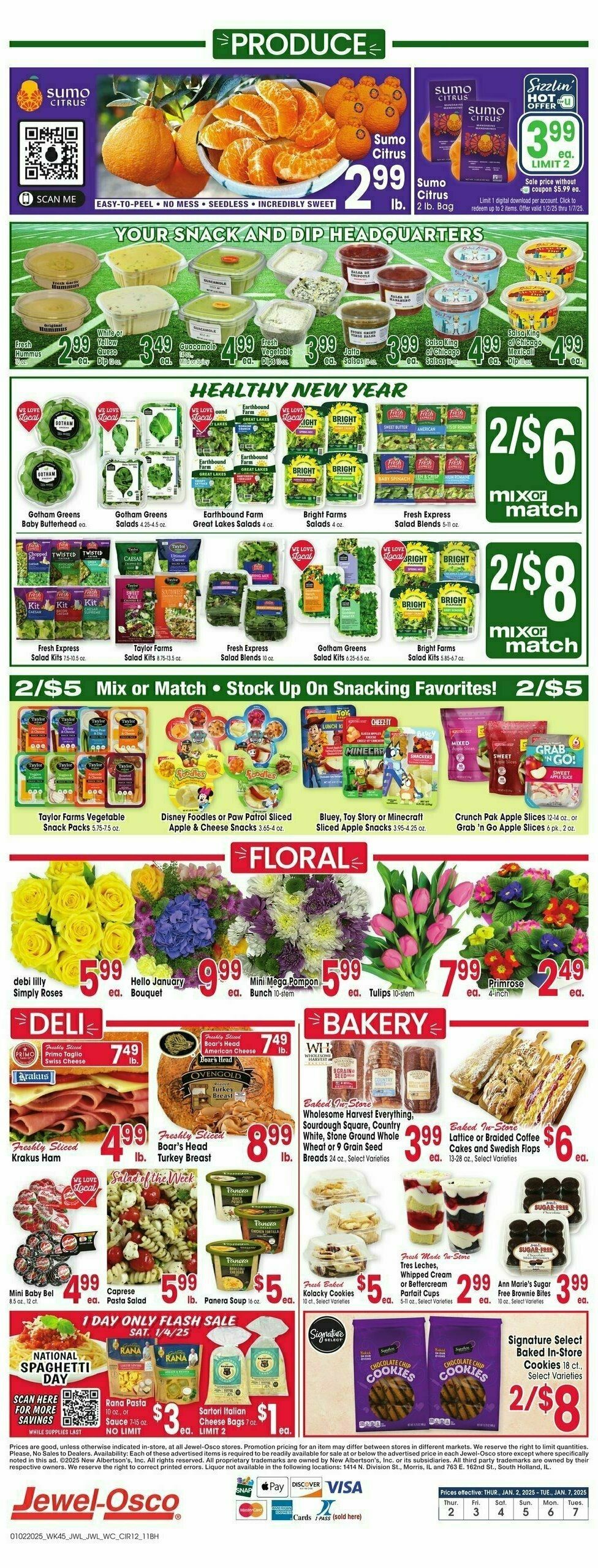 Jewel Osco Weekly Ad from January 1