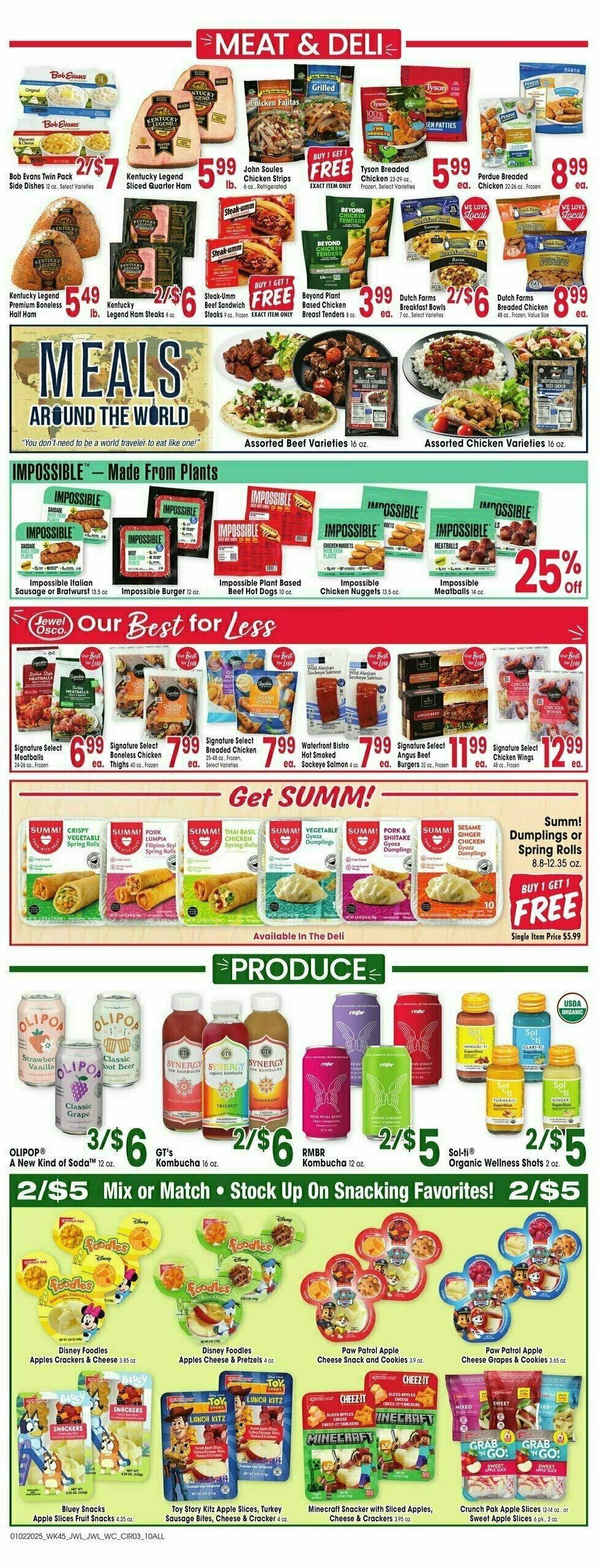 Jewel Osco Weekly Ad from January 1