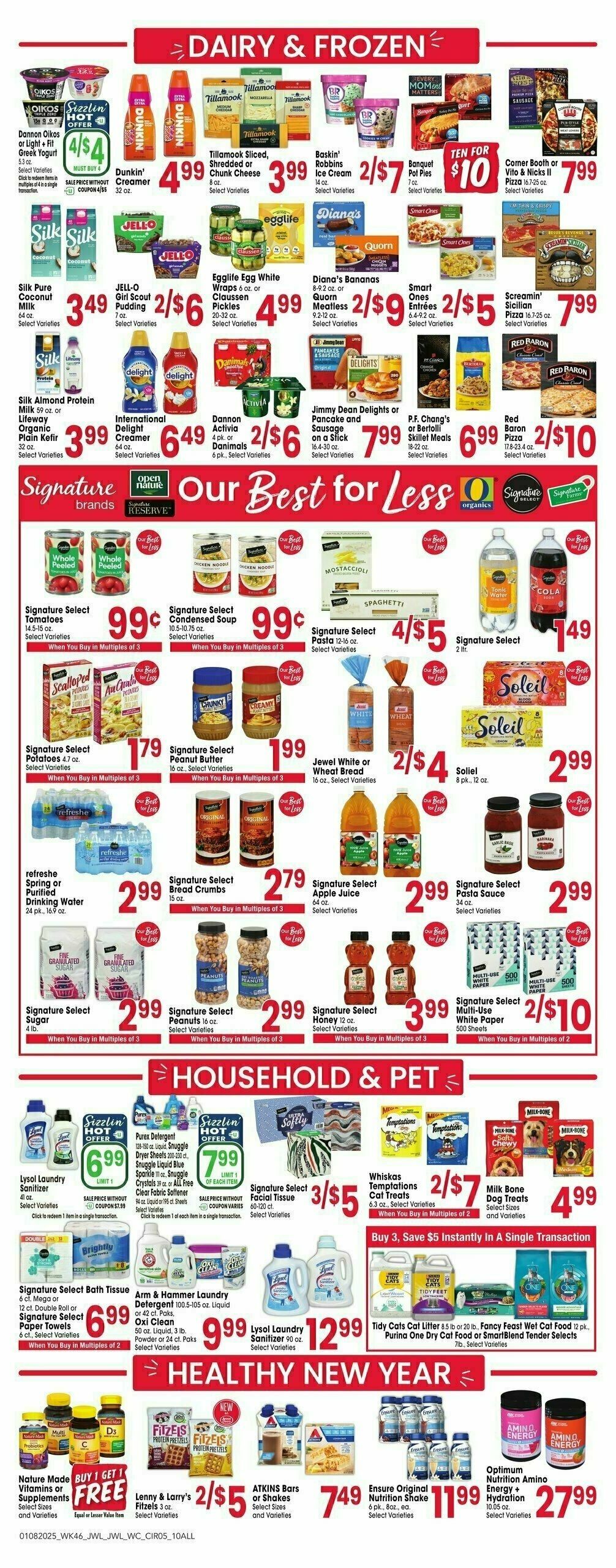 Jewel Osco Weekly Ad from January 8