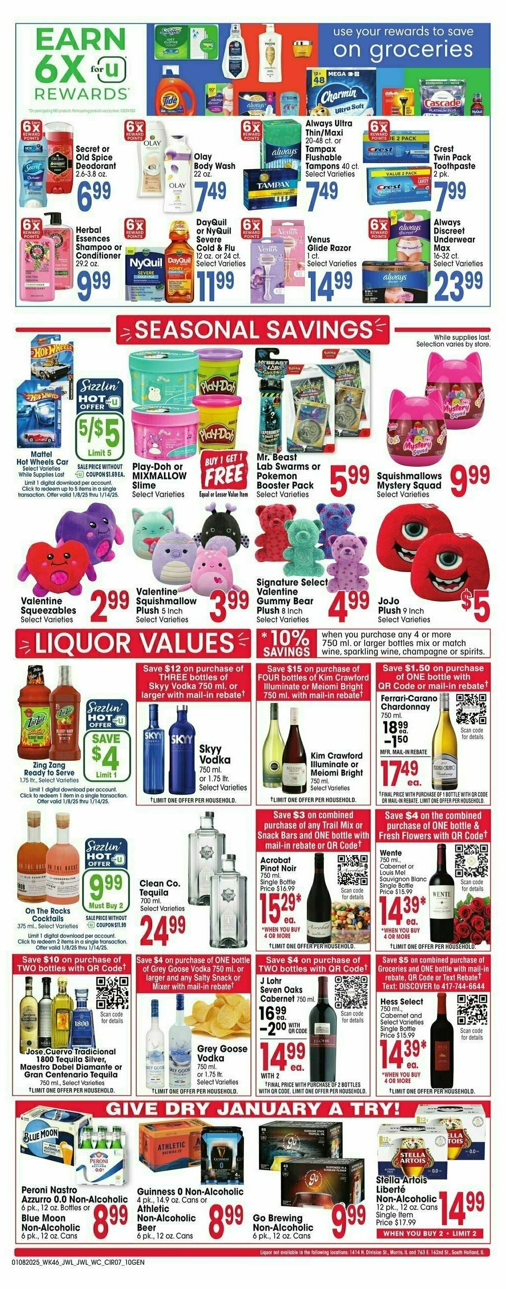 Jewel Osco Weekly Ad from January 8