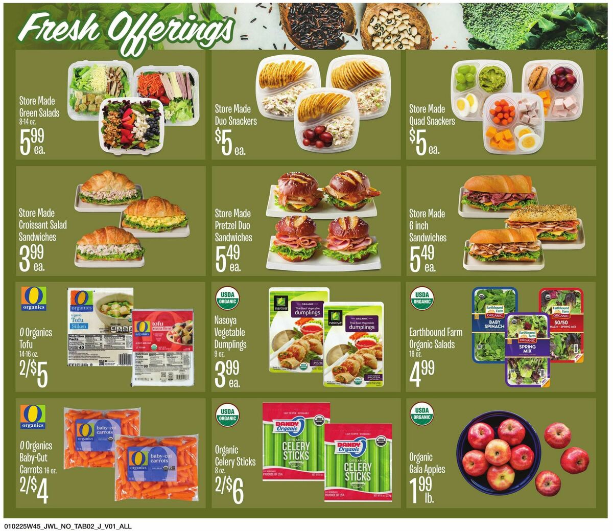 Jewel Osco Specialty Publication Weekly Ad from January 2