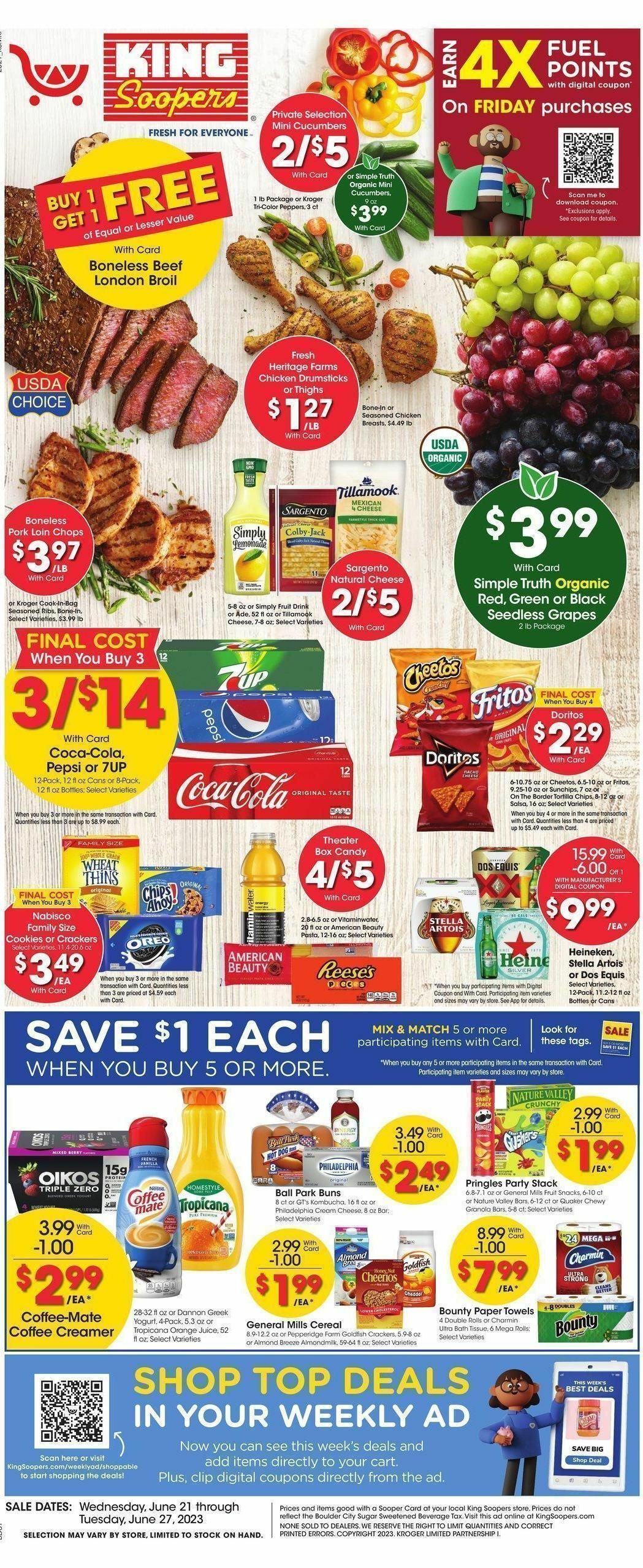 King Soopers Weekly Ad from June 21