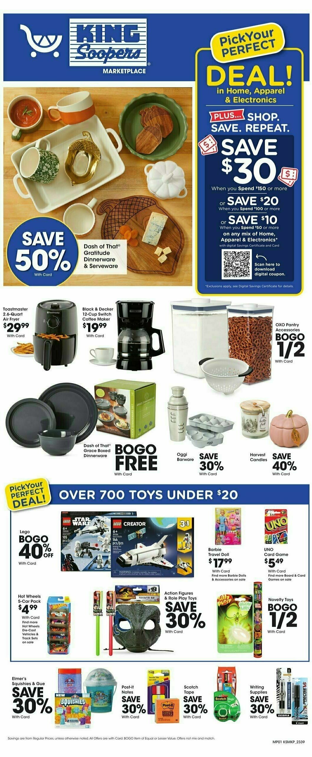 King Soopers Weekly Ad from October 25