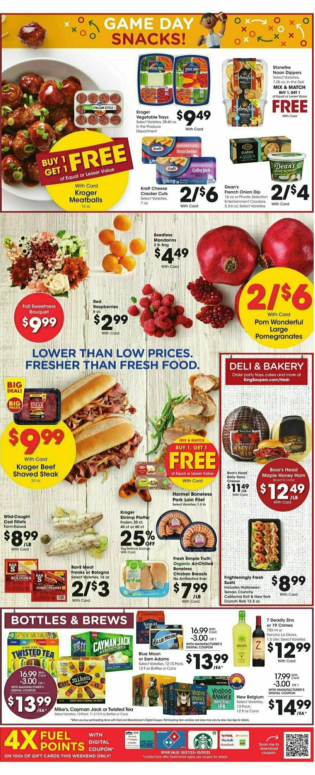 King Soopers Weekly Ad from October 25