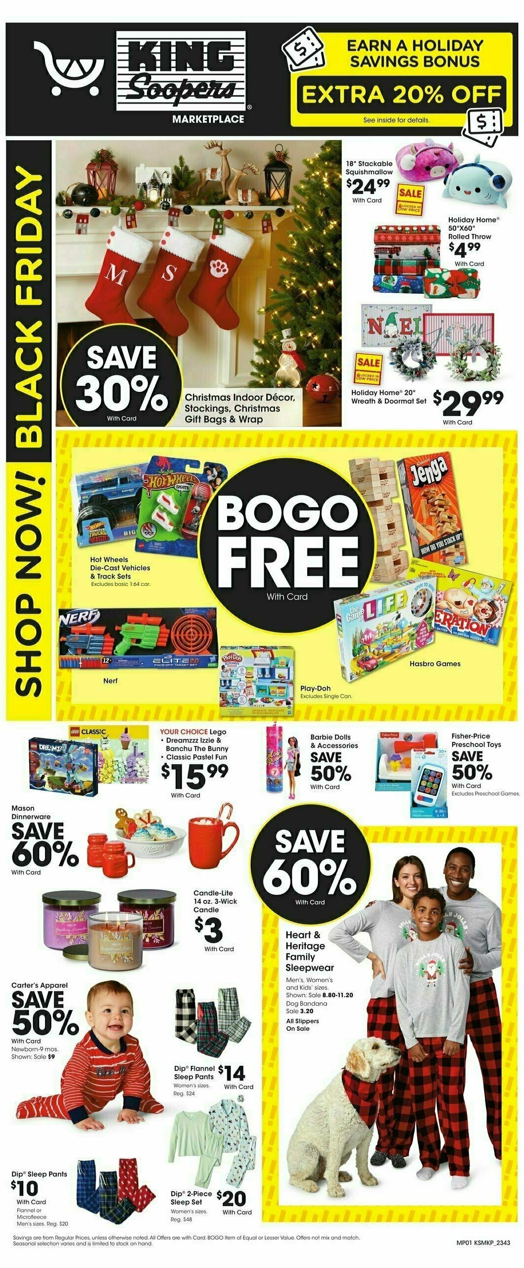 King Soopers Black Friday 5-Day Sale Weekly Ad from November 24