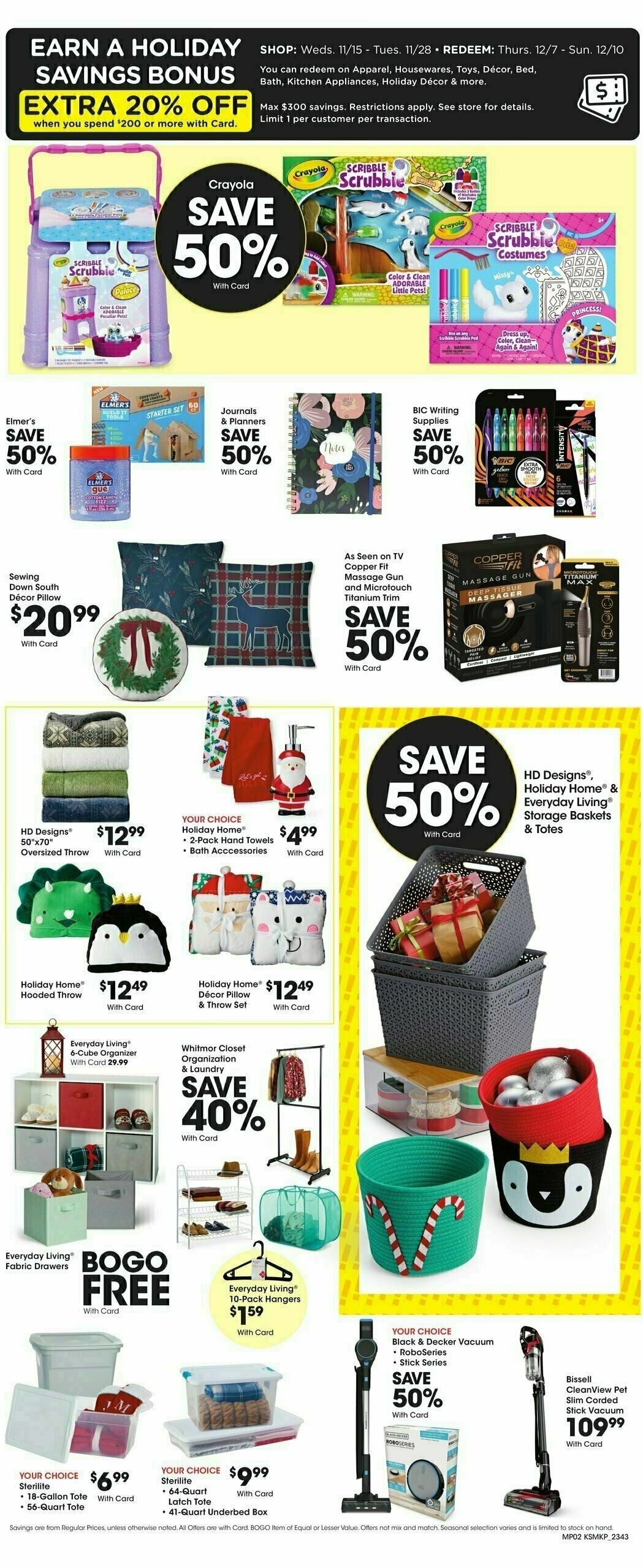 King Soopers Black Friday 5-Day Sale Weekly Ad from November 24