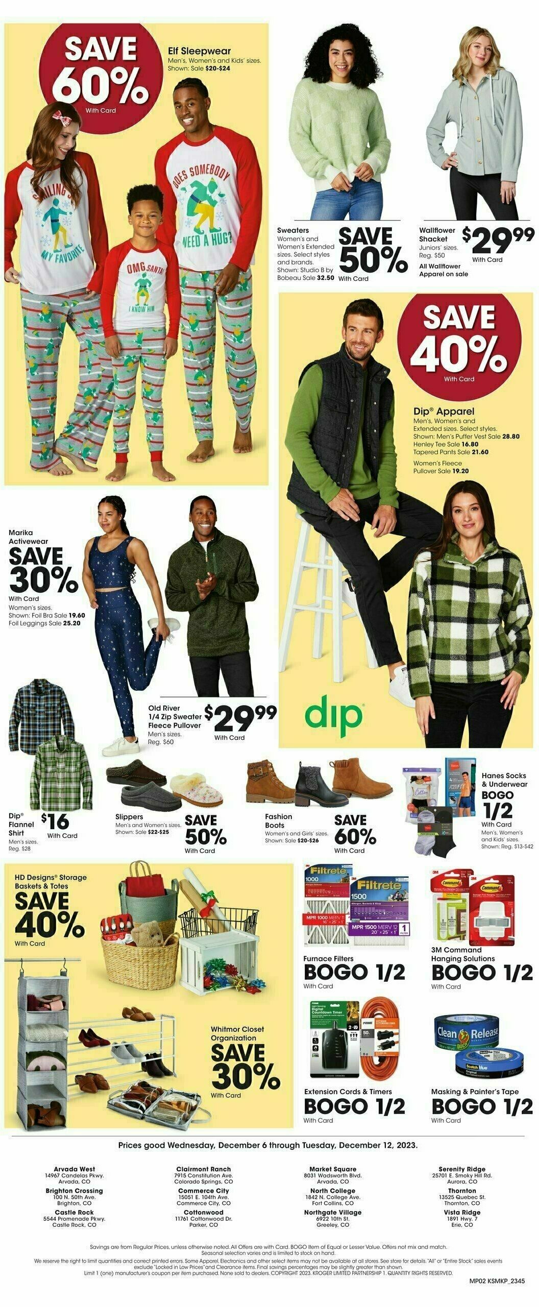 King Soopers Weekly Ad from December 6