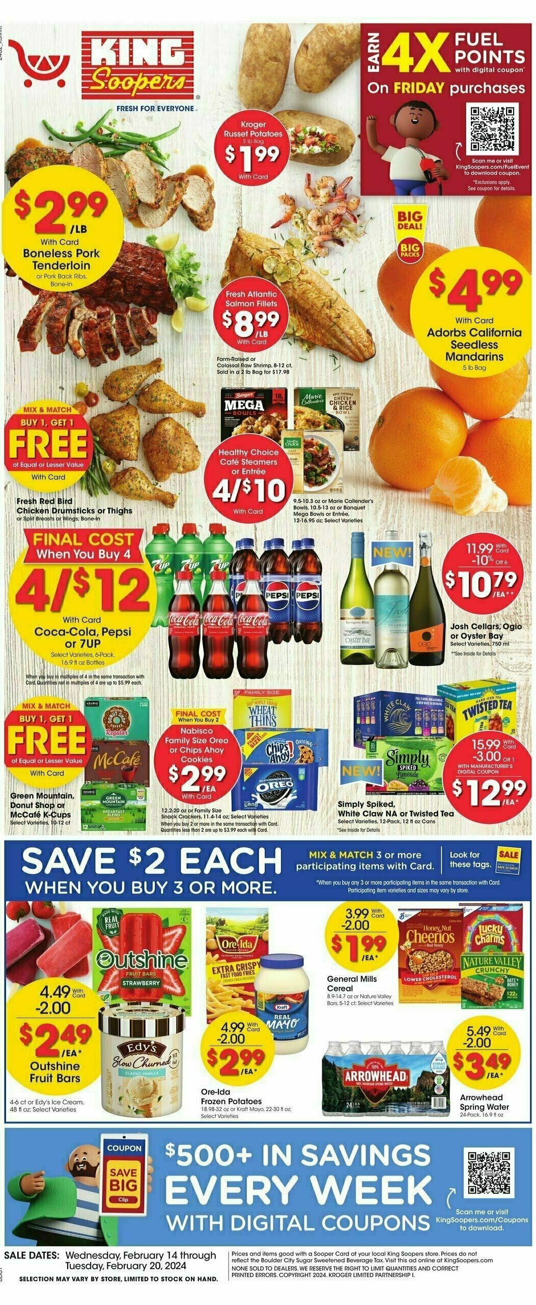 King Soopers Weekly Ad from February 14