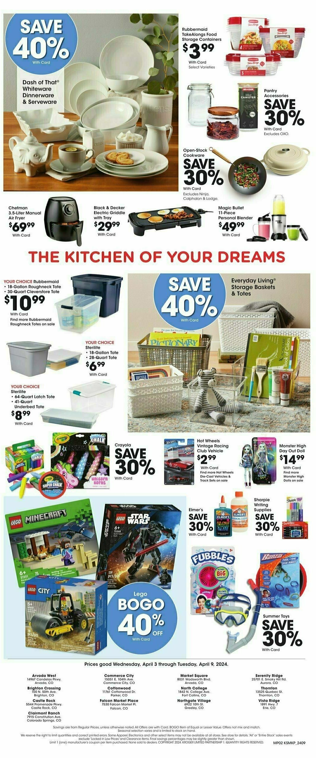 King Soopers Weekly Ad from April 3