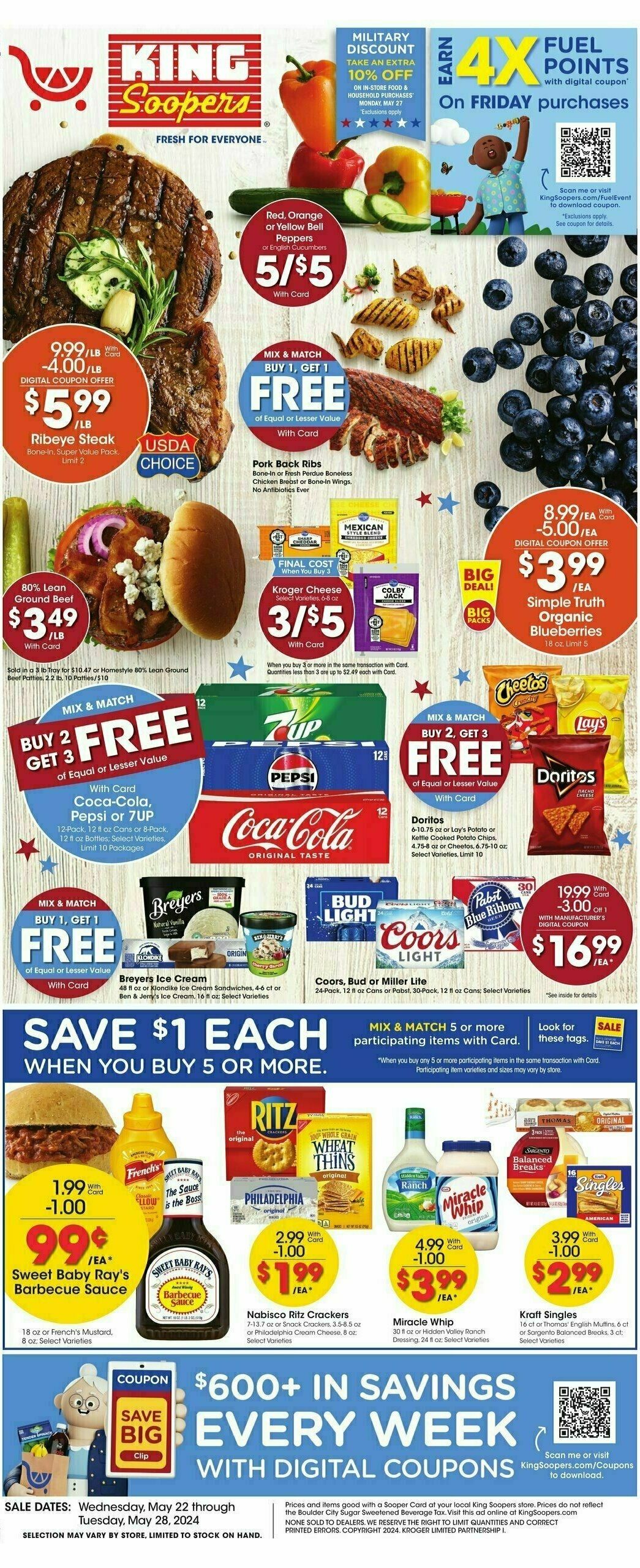 King Soopers Weekly Ad from May 22