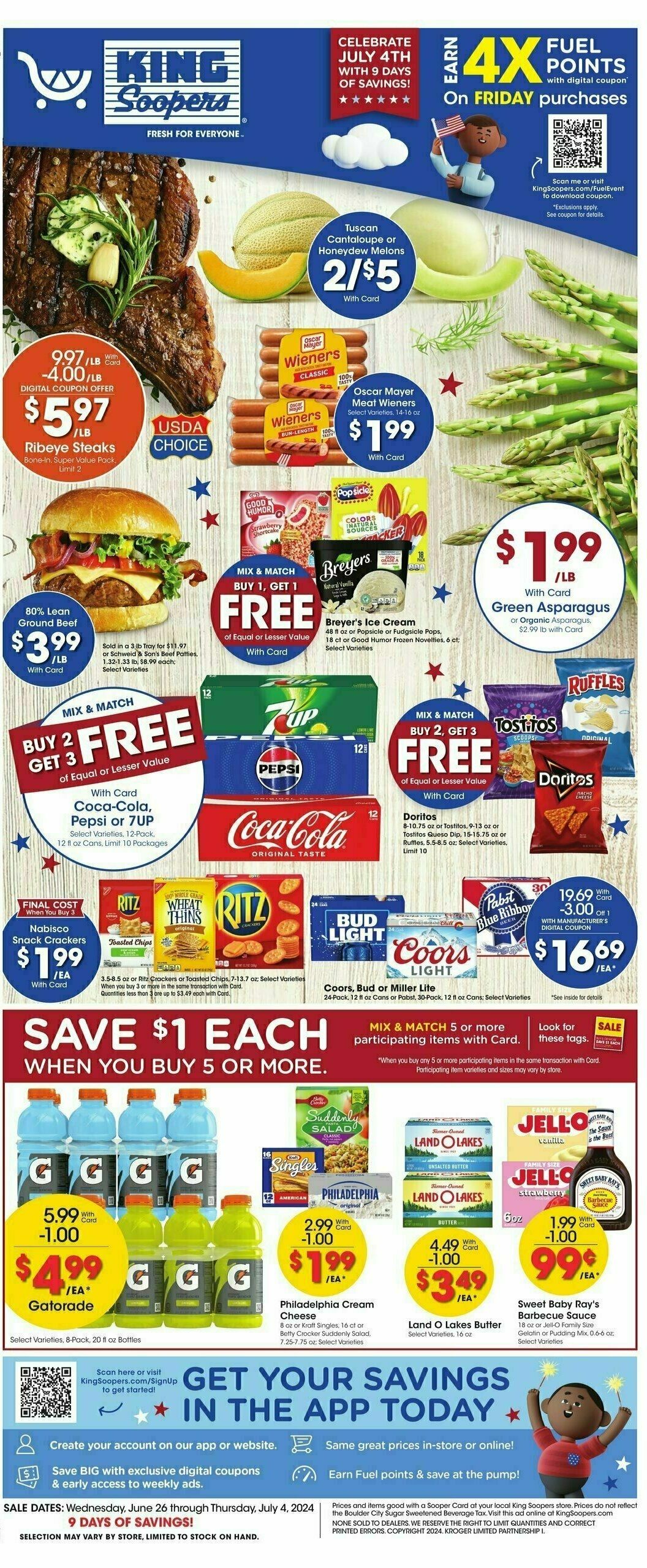 King Soopers Weekly Ad from June 26