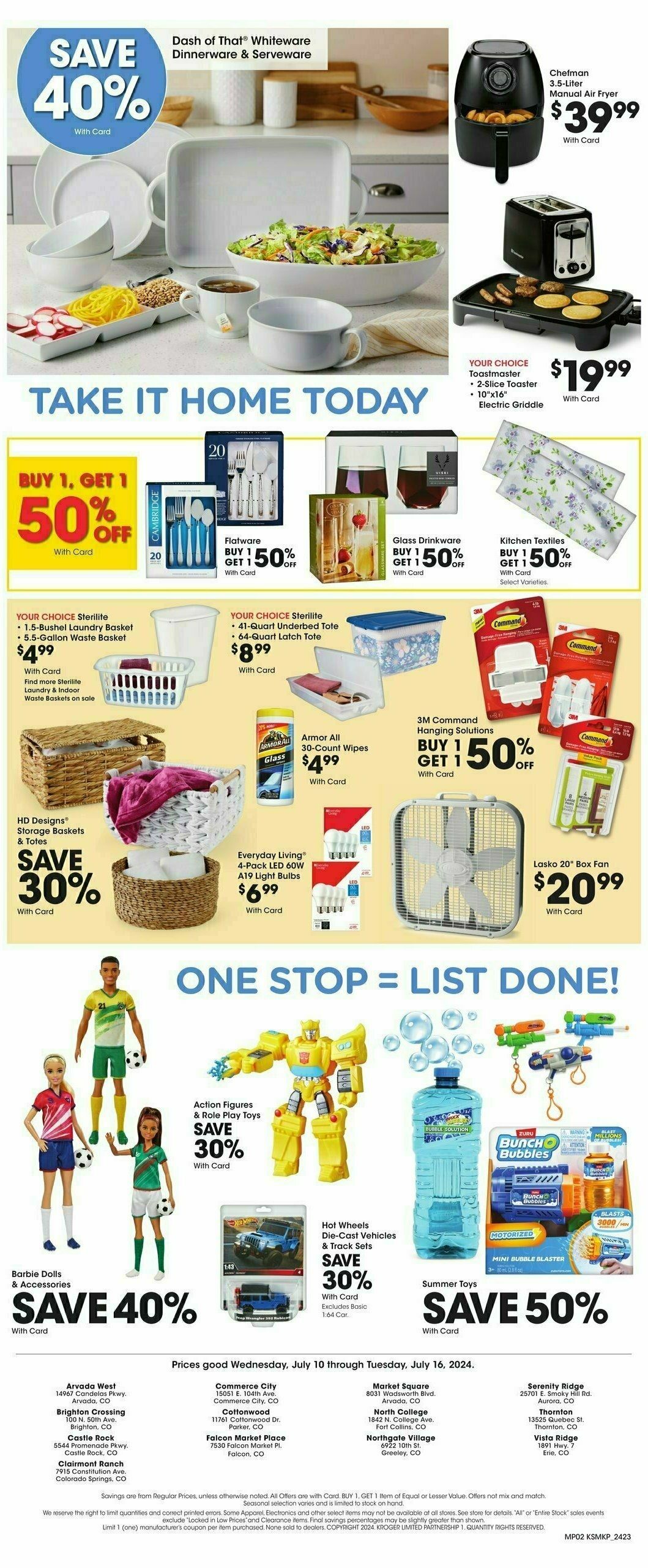 King Soopers Weekly Ad from July 10