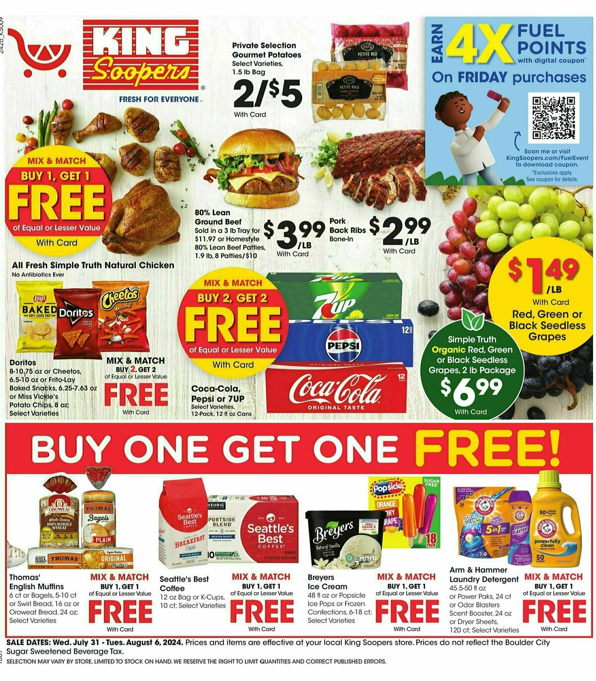 King Soopers Weekly Ad from July 31