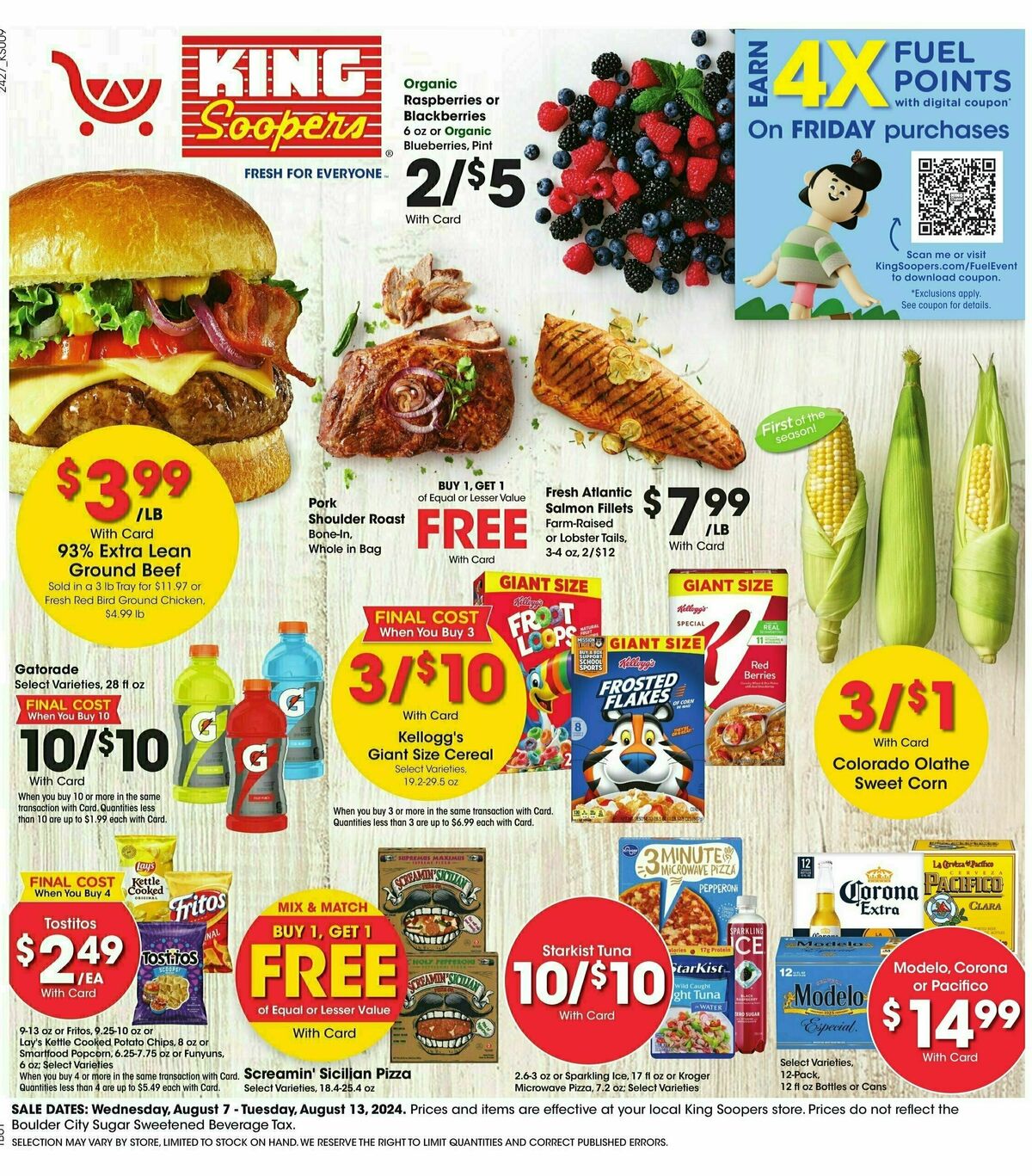 King Soopers Weekly Ad from August 7