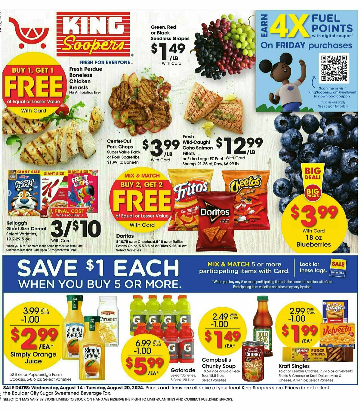 King Soopers Weekly Ad from August 14