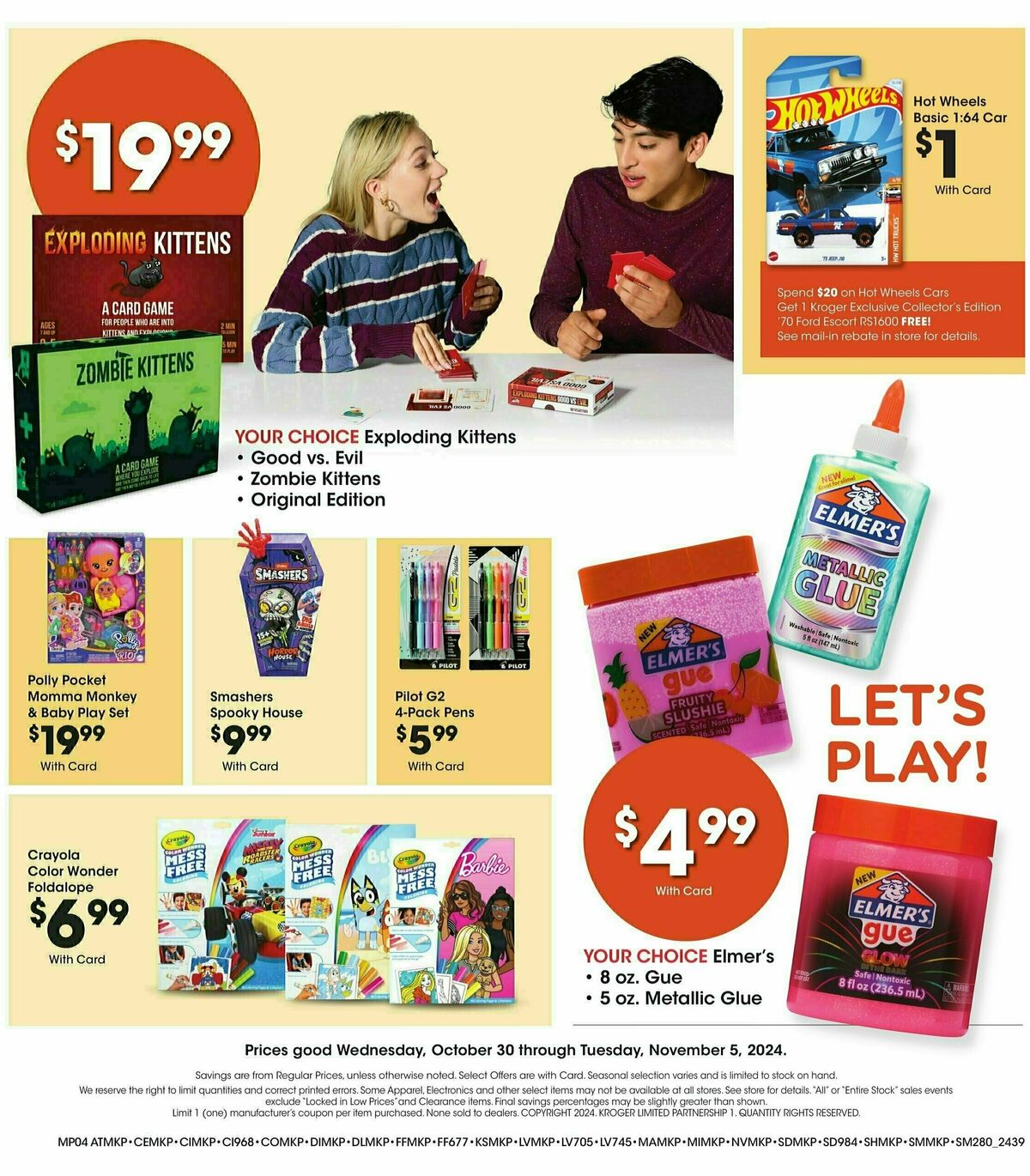 King Soopers Weekly Ad from October 30