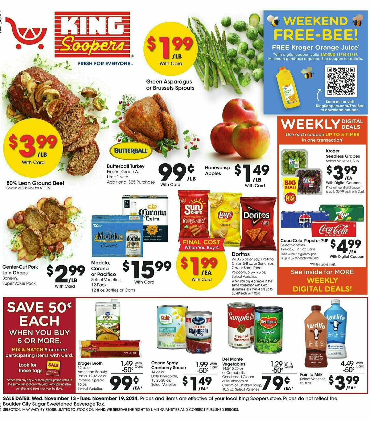 King Soopers Weekly Ad from November 13