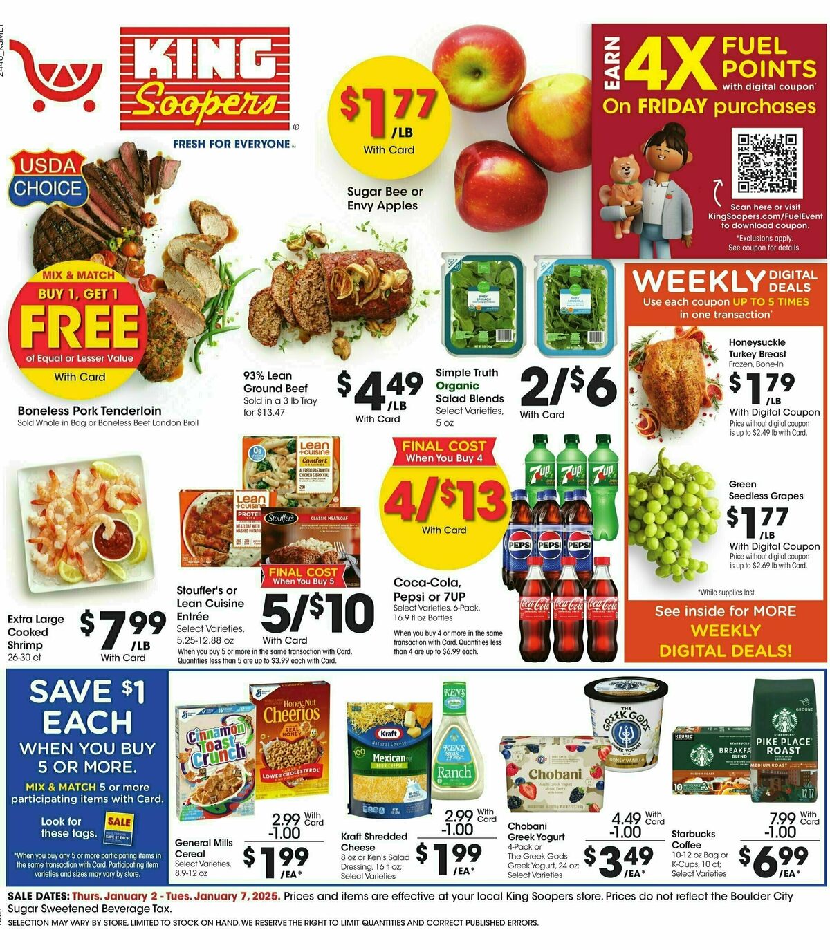 King Soopers Weekly Ad from January 2