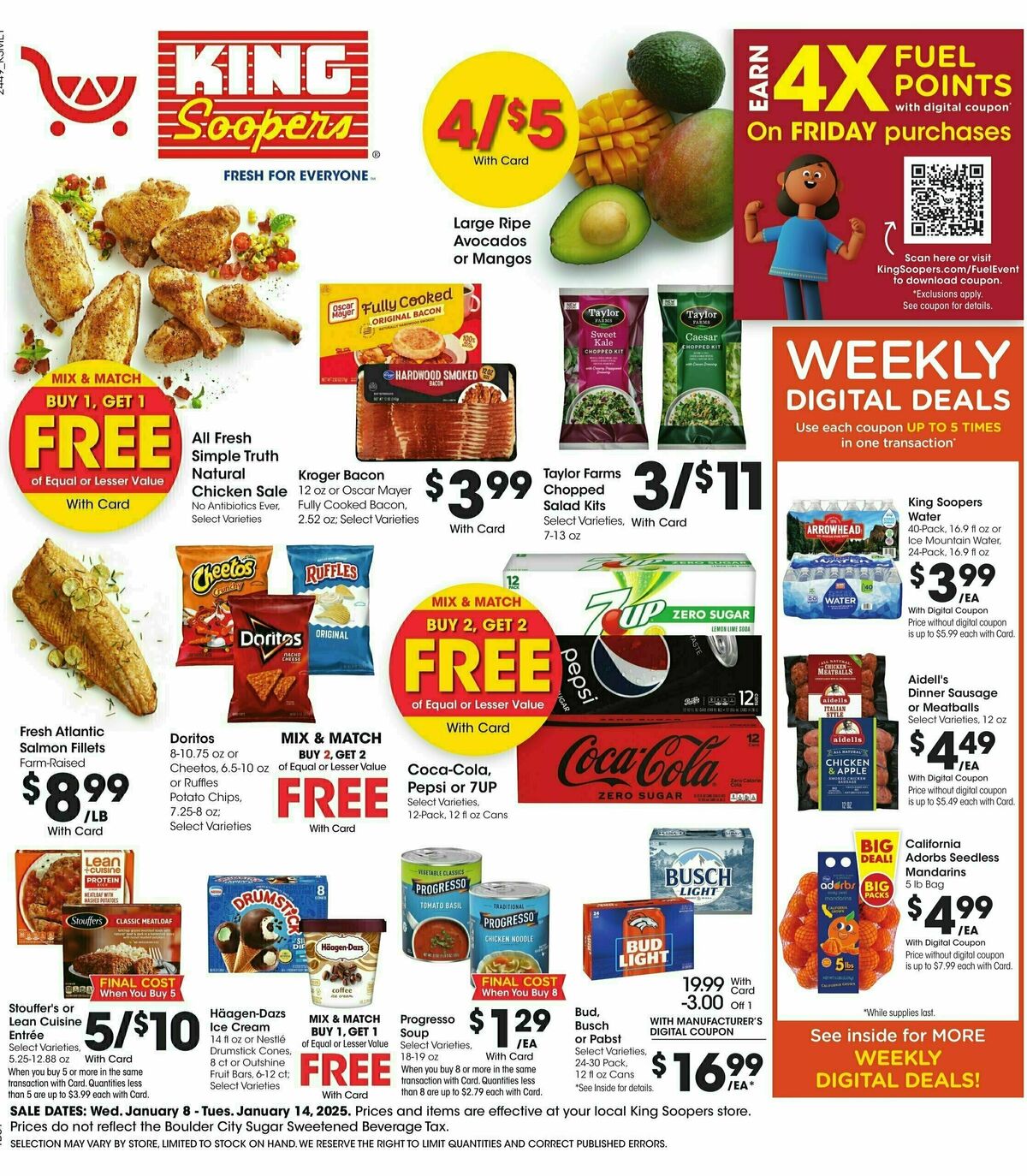 King Soopers Weekly Ad from January 8