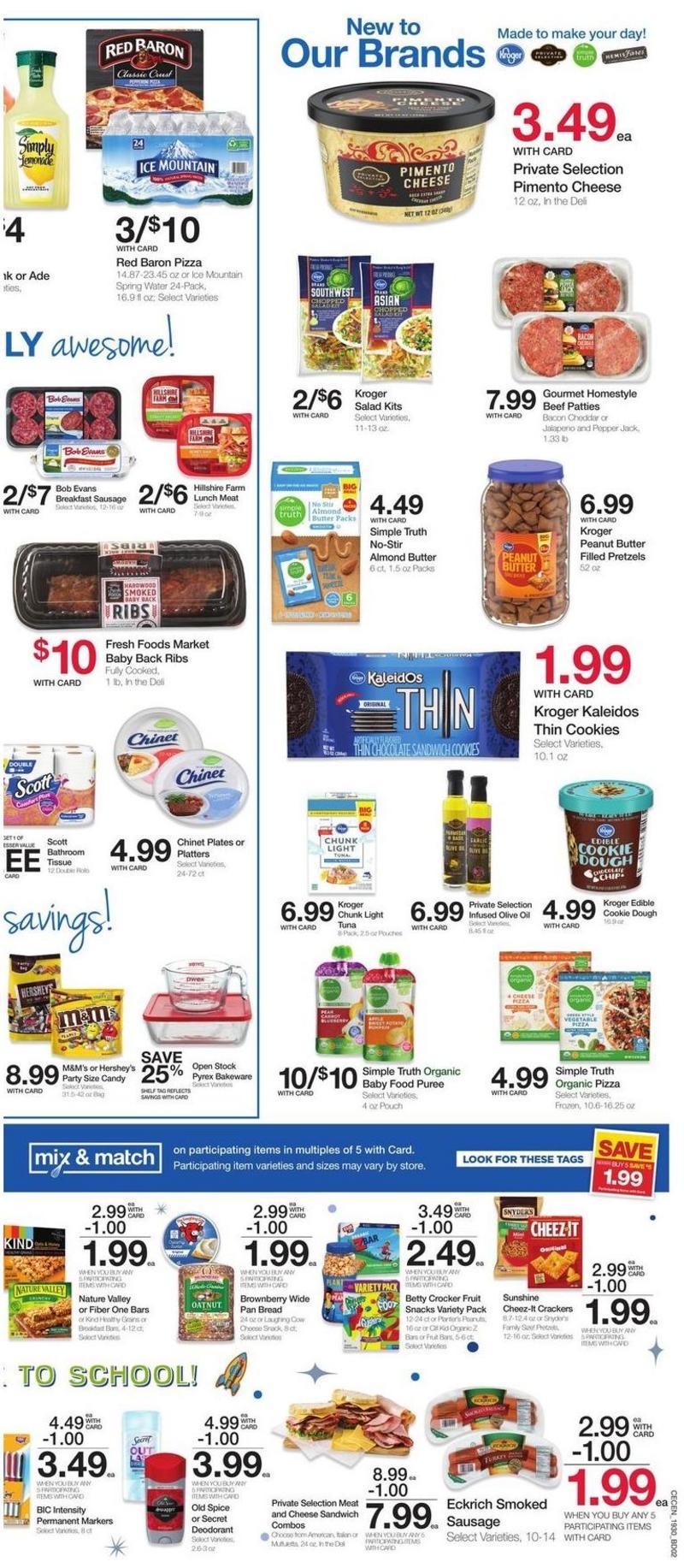 Kroger Weekly Ad from August 28