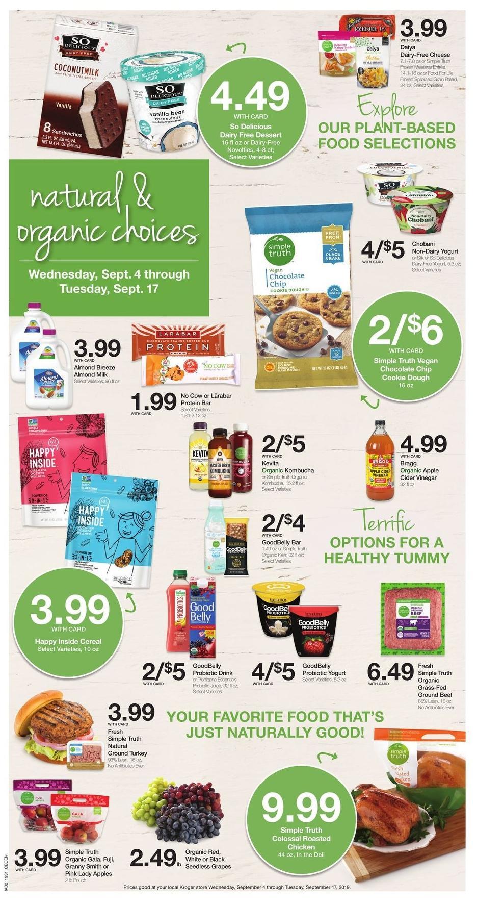 Kroger Weekly Ad from September 11