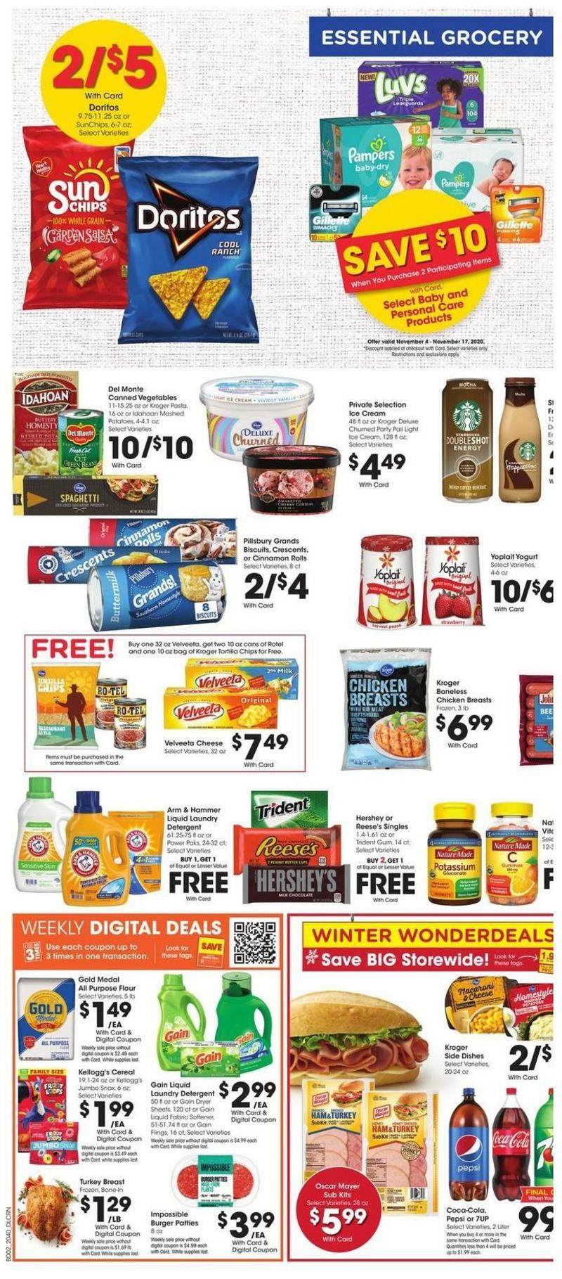 Kroger Weekly Ad from November 4