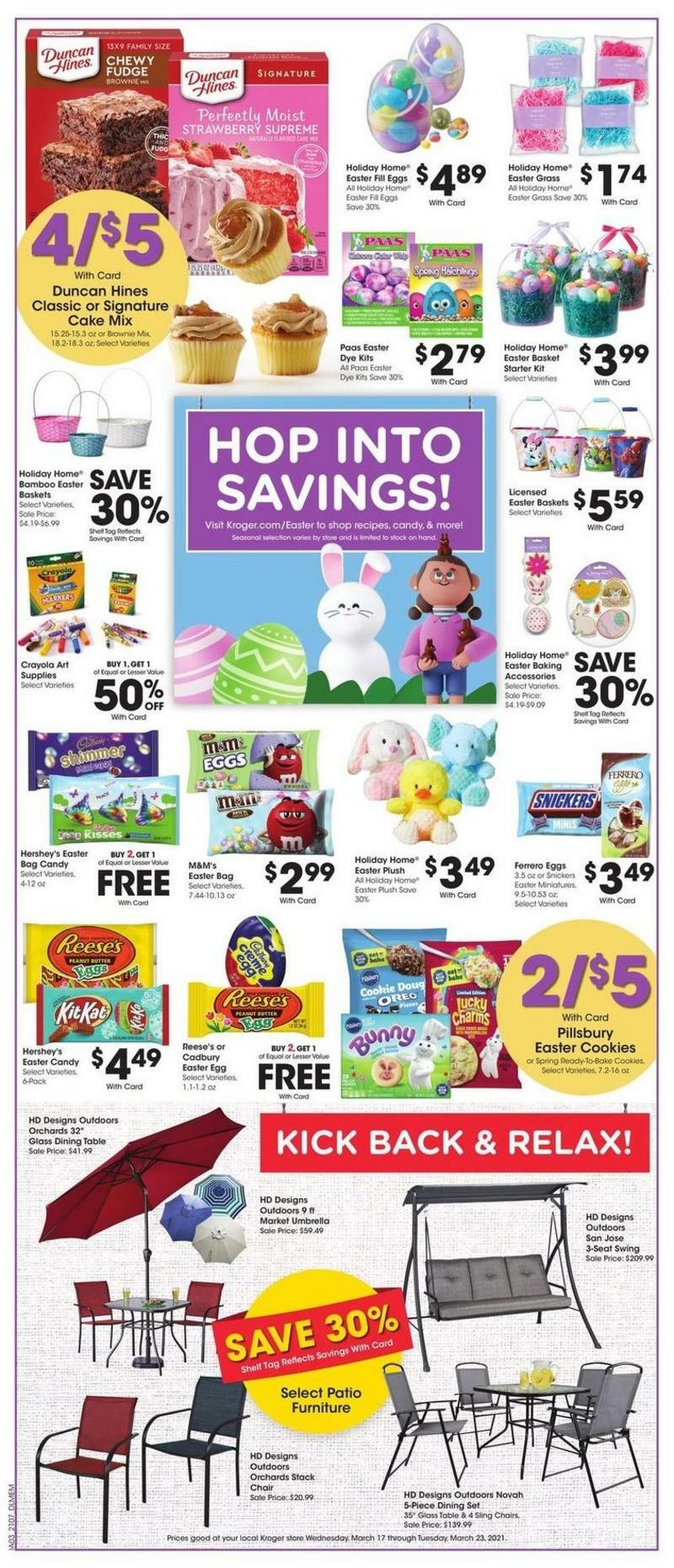 Kroger Weekly Ad from March 17