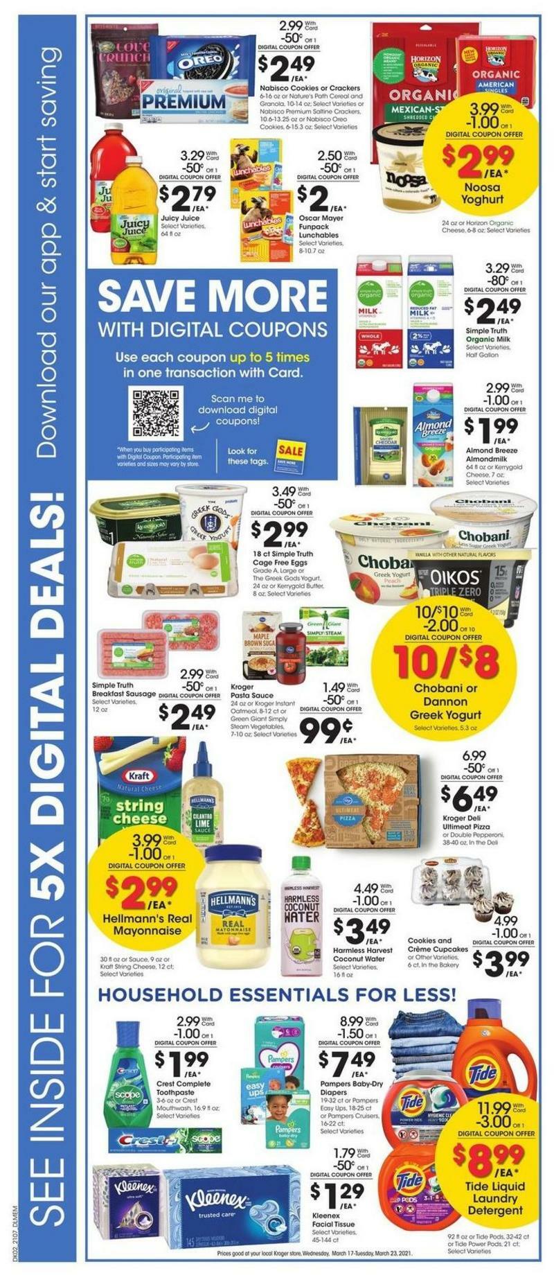 Kroger Weekly Ad from March 17