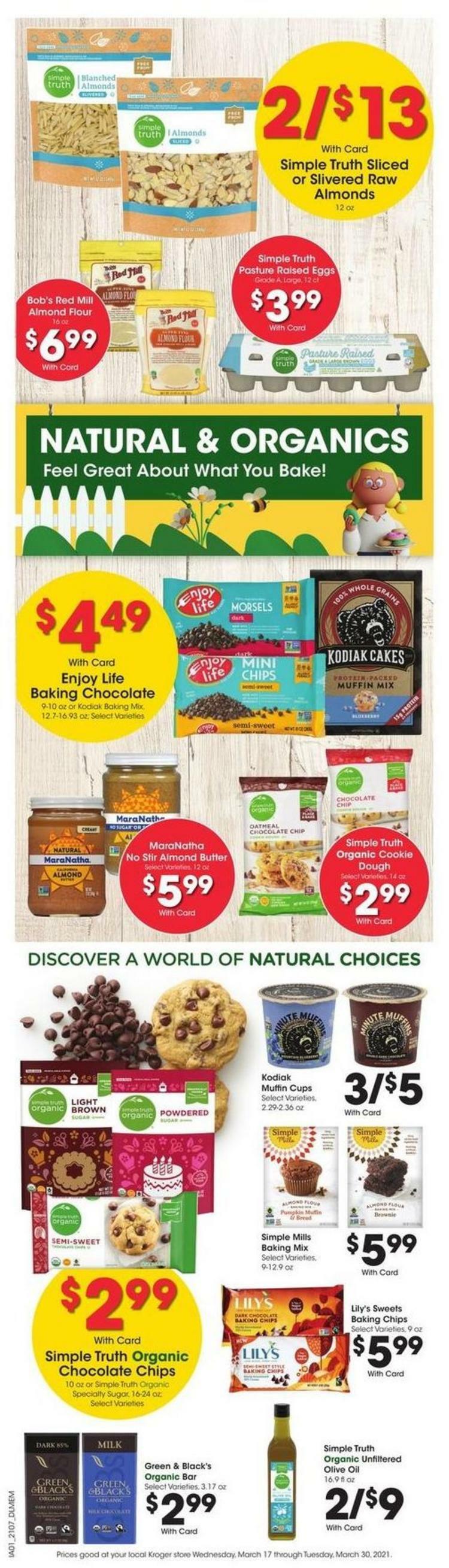 Kroger Weekly Ad from March 17