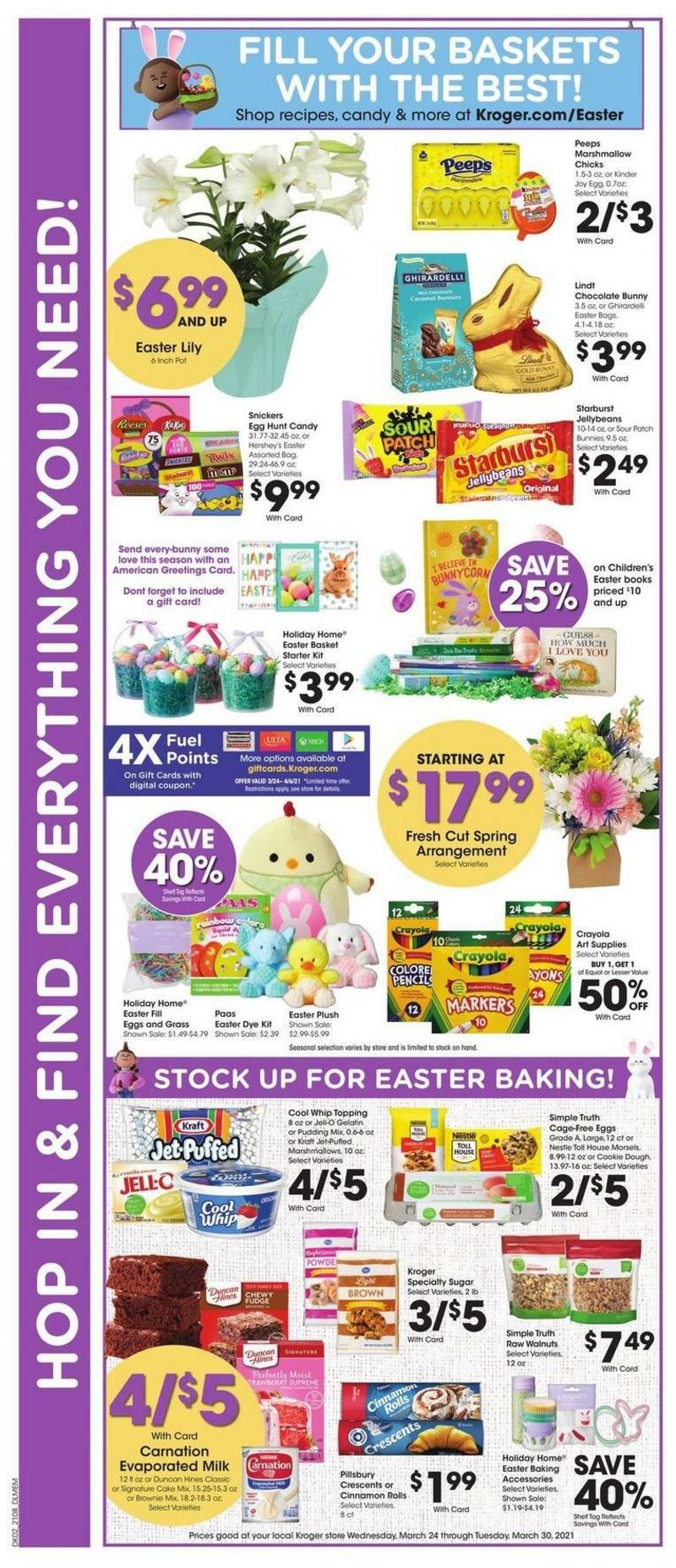 Kroger Weekly Ad from March 24