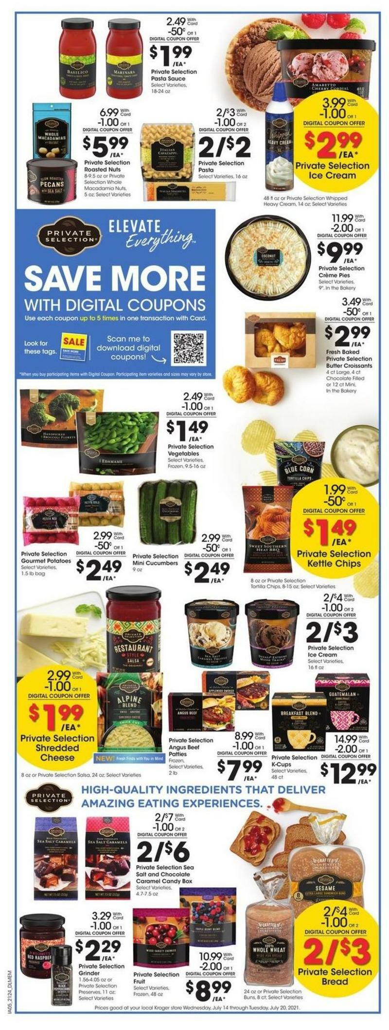 Kroger Weekly Ad from July 14